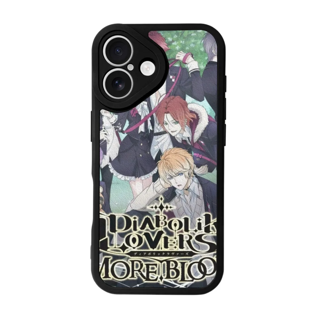 

Phone Case For iPhone 16 Pro Max Plus Silicone Skin Case Anime D-Diabolik Lovers