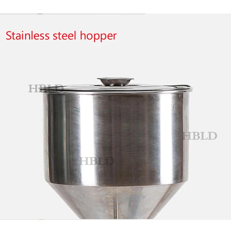 آلة تعبئة جل معقمة شبه أوتوماتيكية بمكبس يدوي صغير، حشو غسول ملمع الشفاه بزبدة الفول السوداني #5