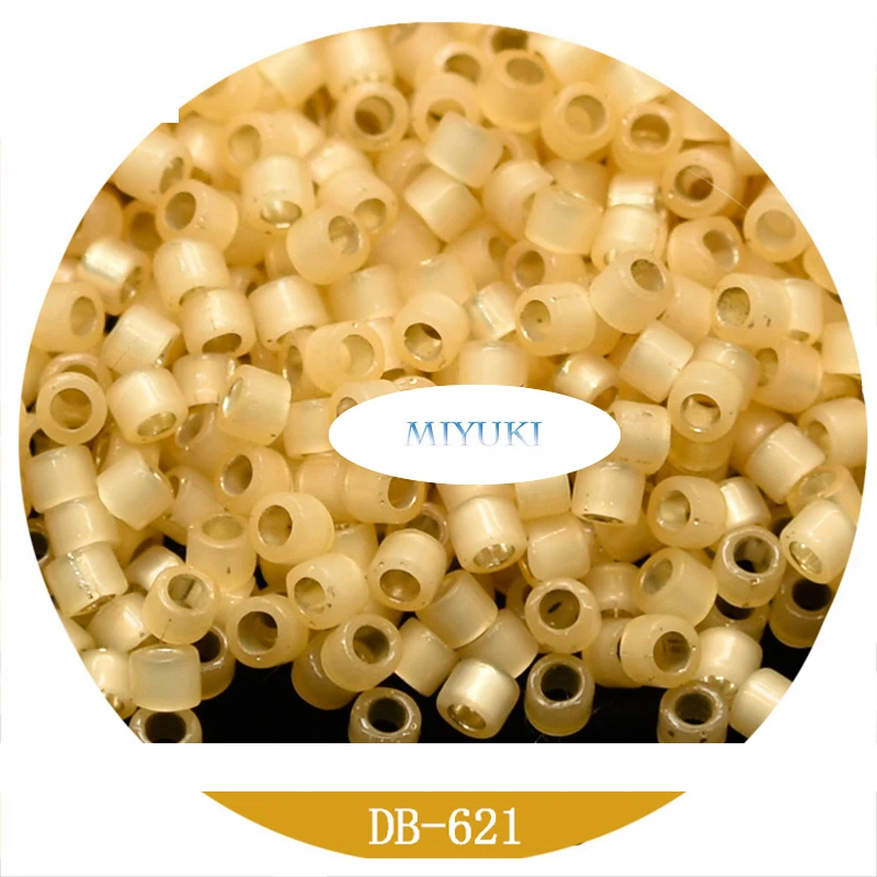 Japan Miyuki Diy Seed Beads 1.6mm Delica Beads 21 Color Silverline Dyeing Series  5G Pack