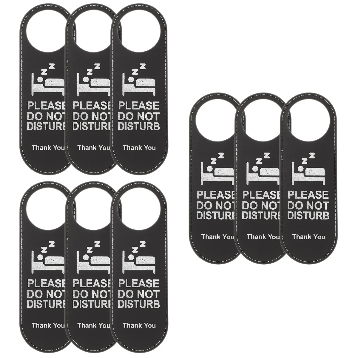 

3 Pieces Hotel Door Sign Room Status Availability Hanger Hanging Tag Listing Double-sided for Signs