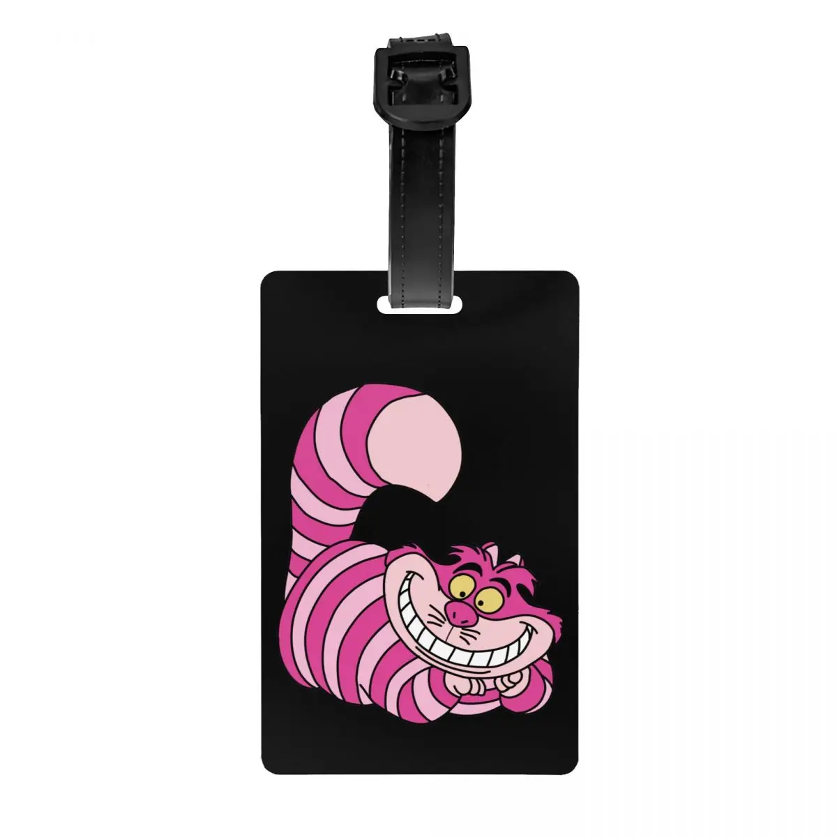 Cheshire Cat Alice In Wonderland Anime Luggage Tag for Travel Suitcase Privacy Cover ID Label