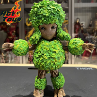 In Stock Hottoys Tms088 Tms089 I Am Groot Tree Man Marvel Action Figure Anime Model Collection Hobby Toy Gift