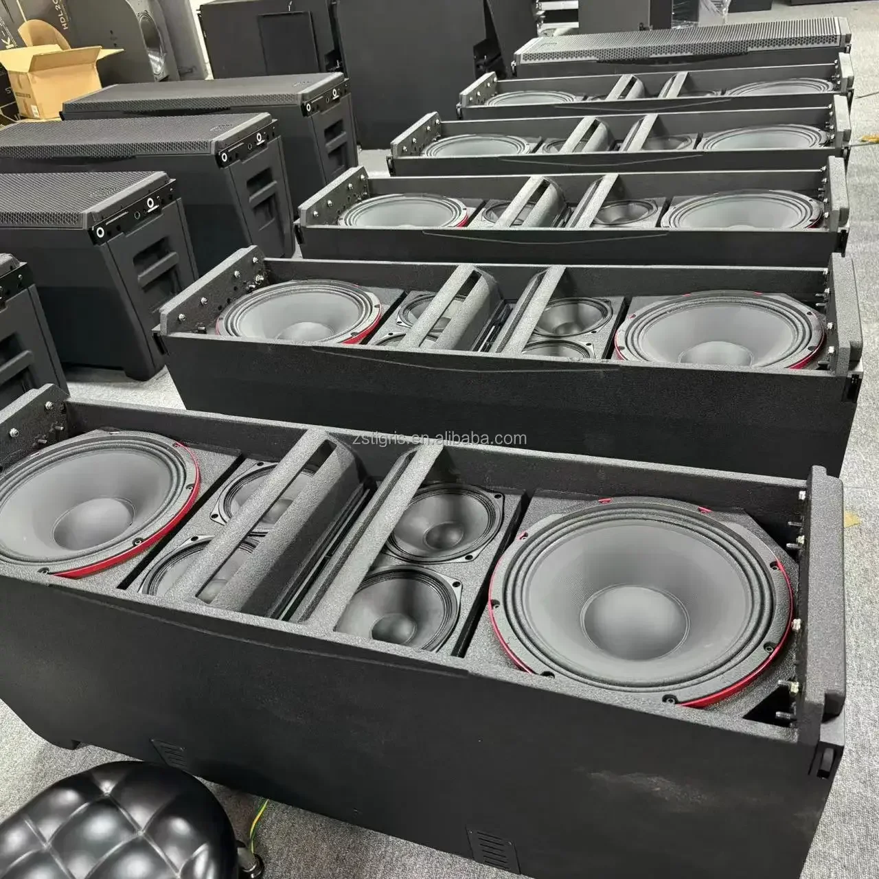 Hdl 50-a 4k duplo 12 polegadas 3 vias arcano rcf line array alto-falante gama completa sistema de som palco áudio profissional rcf