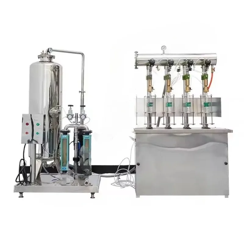 Máquina mezcladora automática de refrescos/línea de producción de agua gaseosa/máquina de llenado de bebidas carbonadas máquina para fabricar refrescos
