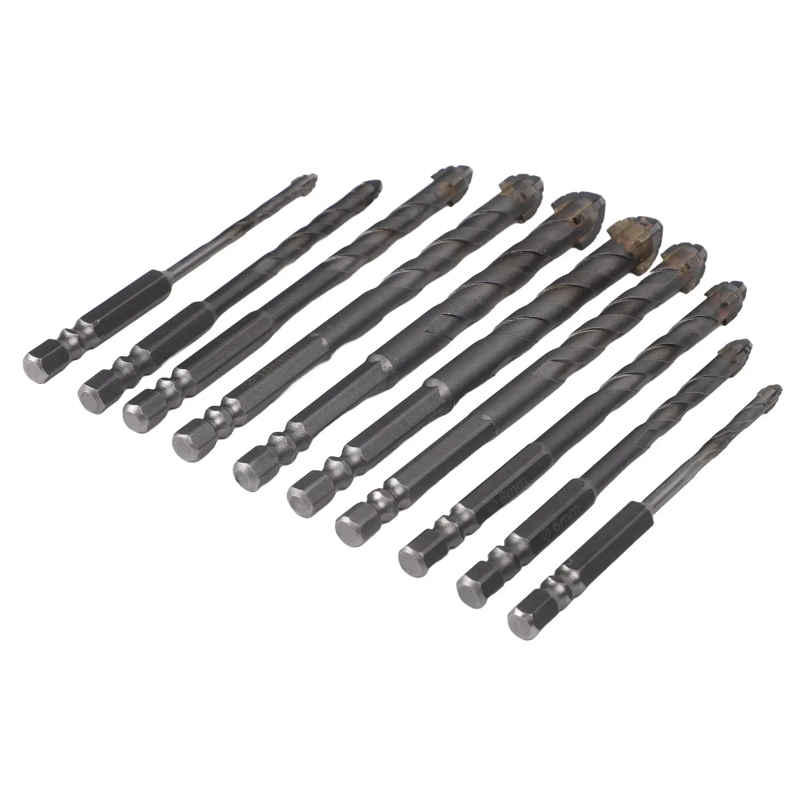

Набор прочных эксцентриковых сверл из десяти предметов, идеально подходящих для проектов DIY и ремонта, с уникальным дизайном