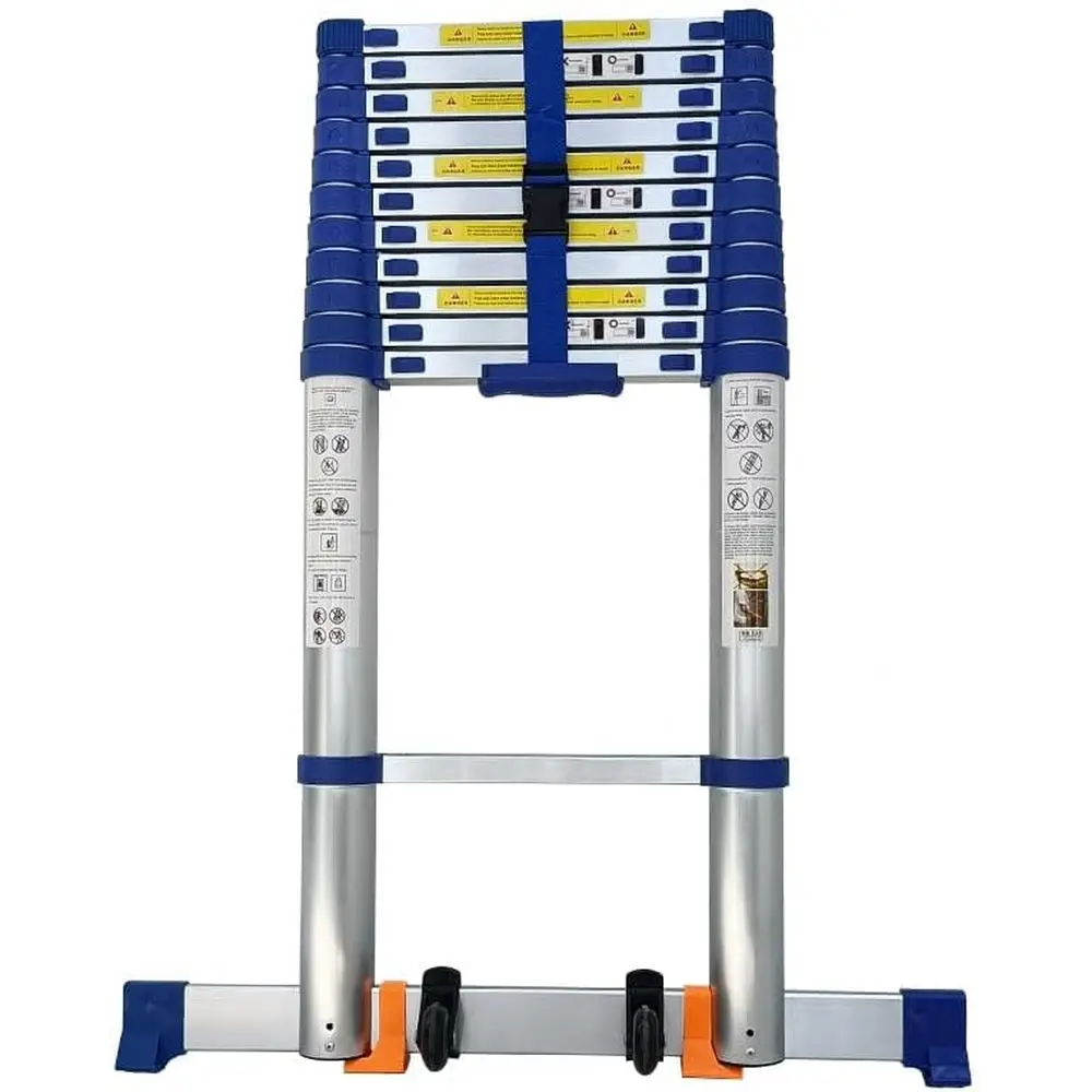 

Extendable Climbing Ladder - 7M Blue, Max Load 26t (22.96t)