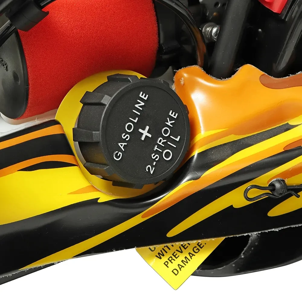 Mobil Balap RC 2.4G 80Km/Jam Rovan Baja 1/5 5B G Sebagai Mesin 2 Tak Truk Off Road Bensin 29cc