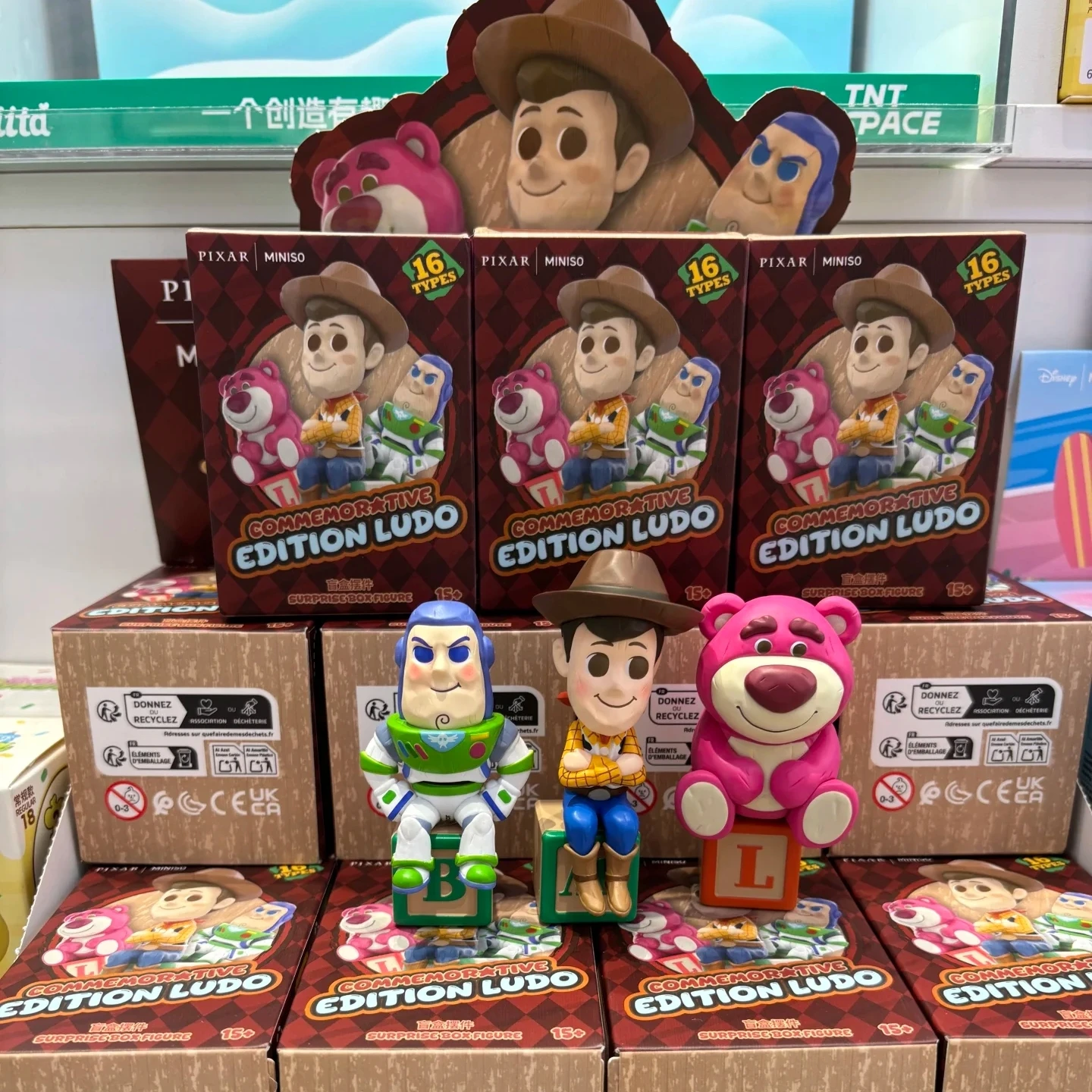 

Original Pixar Toy Story 30th Anniversary Edition Commemorotive Edition Ludo Flying Chess Blind Box Desktop Decoration Gift