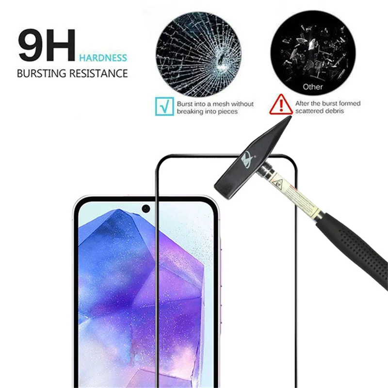 A55 5G glas, panzerglas Samsung A55 A35 A25 A15 A05s gehärtetem glas Samsung Galaxy A05 screen protector A35 5G schutzfolie Samsung Galaxy A55 glass