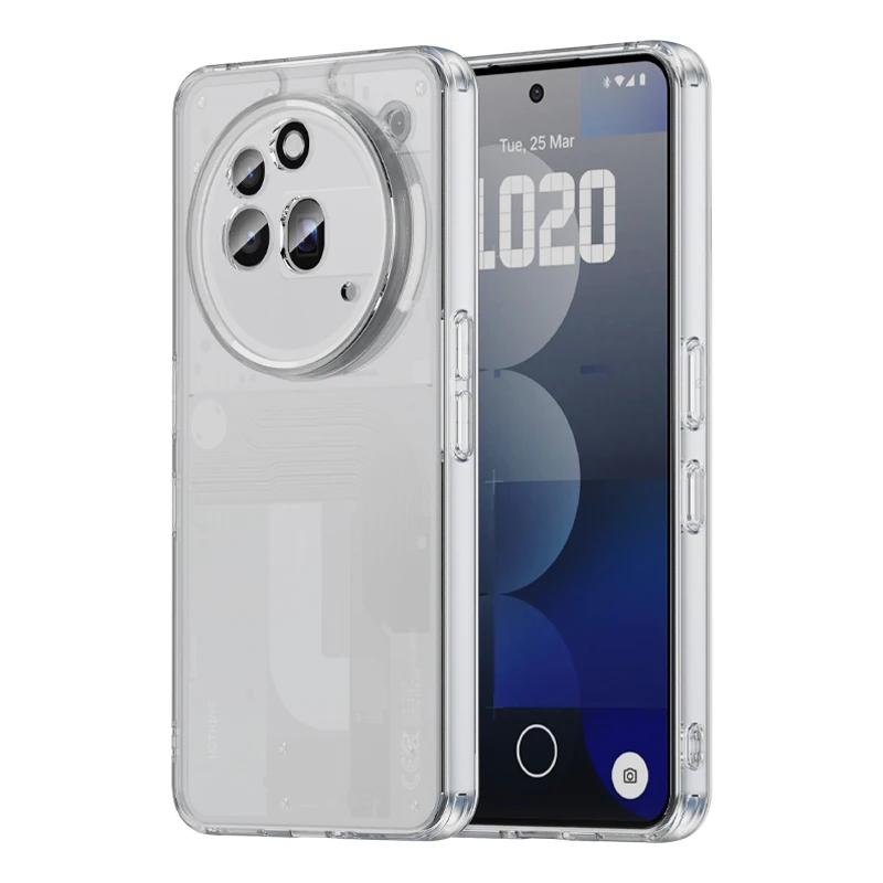 For NothingPhone 3a Case Cover TPU Border Acrylic Backplane Protective Phone Cases For Nothing phone 3a Pro Fusion Funda