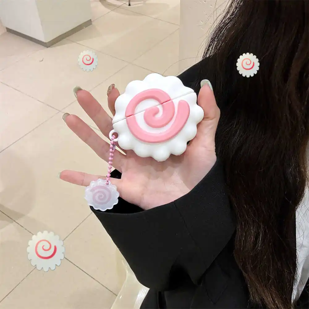 2024 جديد الكرتون سماعة ل AirPods 4 حافظة سماعة لاسلكية تعمل بالبلوتوث حامي غطاء ل AirPods Pro 2 سماعة الرأس مع سلسلة المفاتيح