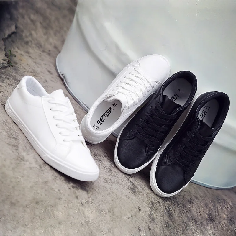 Women Casual White Shoes Spring New Lace-up Flats Korean Style Comfortable Non-slip Lightweight Sneakers Sapatilha Feminina