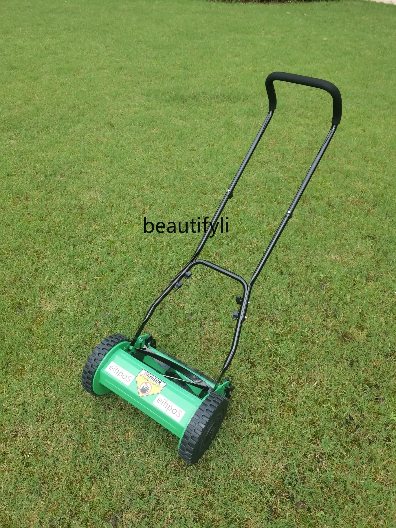 12-Inch Three-Dimensional Hand Push Small Household Lawn Machine Gardening Tools Weeding Pruning Mower