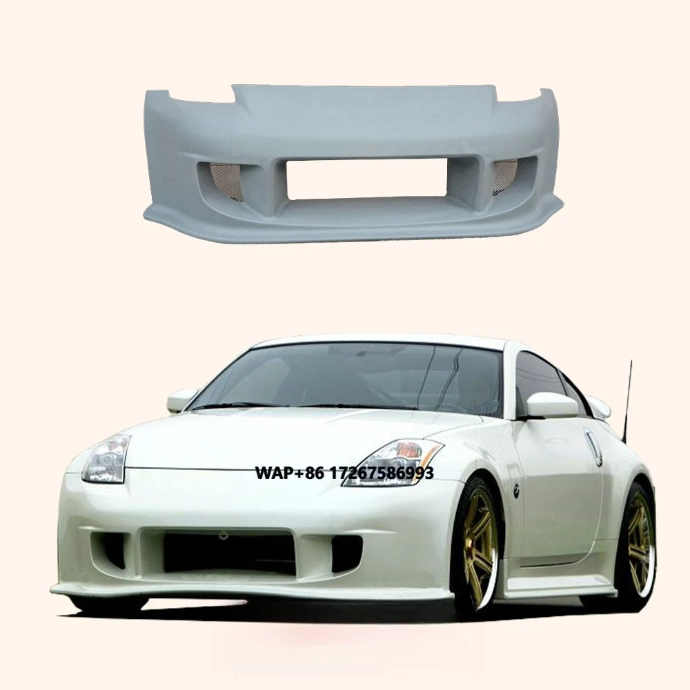 

For Nissan Z33 350Z 2003-08 Wide Body Front Bumper DO Fiberglass FRP New Condition