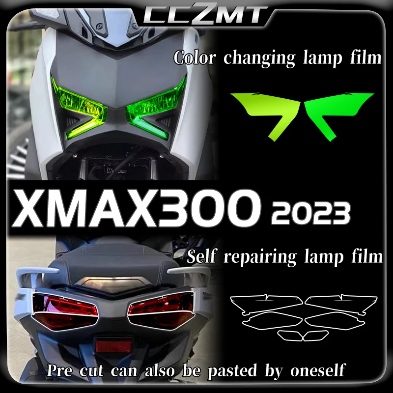 

For Yamaha XMAX300 2023 headlight films smoked black tail light films instrument protection films rearview mirror modifications