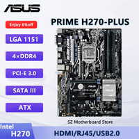 ASUS PRIME H270-PLUS H270 Motherboard LGA 1151 For i7-7700K i5-7600K i5-7500 i3-7100 CPU DDR4 HDMI M.2 ATX office Mainboard