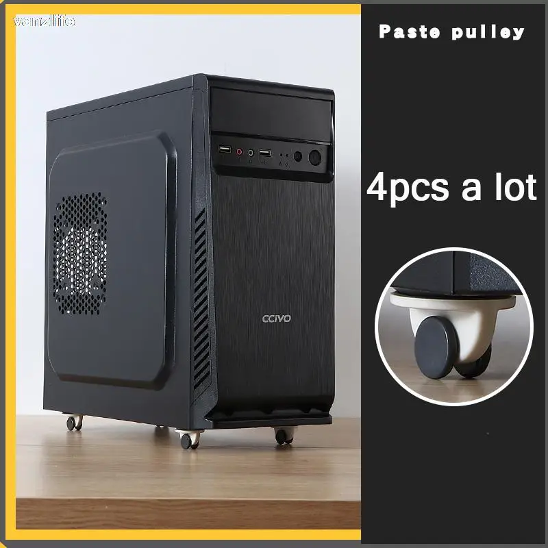 4 قطعة/الوحدة vanzlife لصق صندوق كبير أسفل بكرة رف السرير المنزلي عجلة تنظيم صندوق فرز عجلات متنقلة