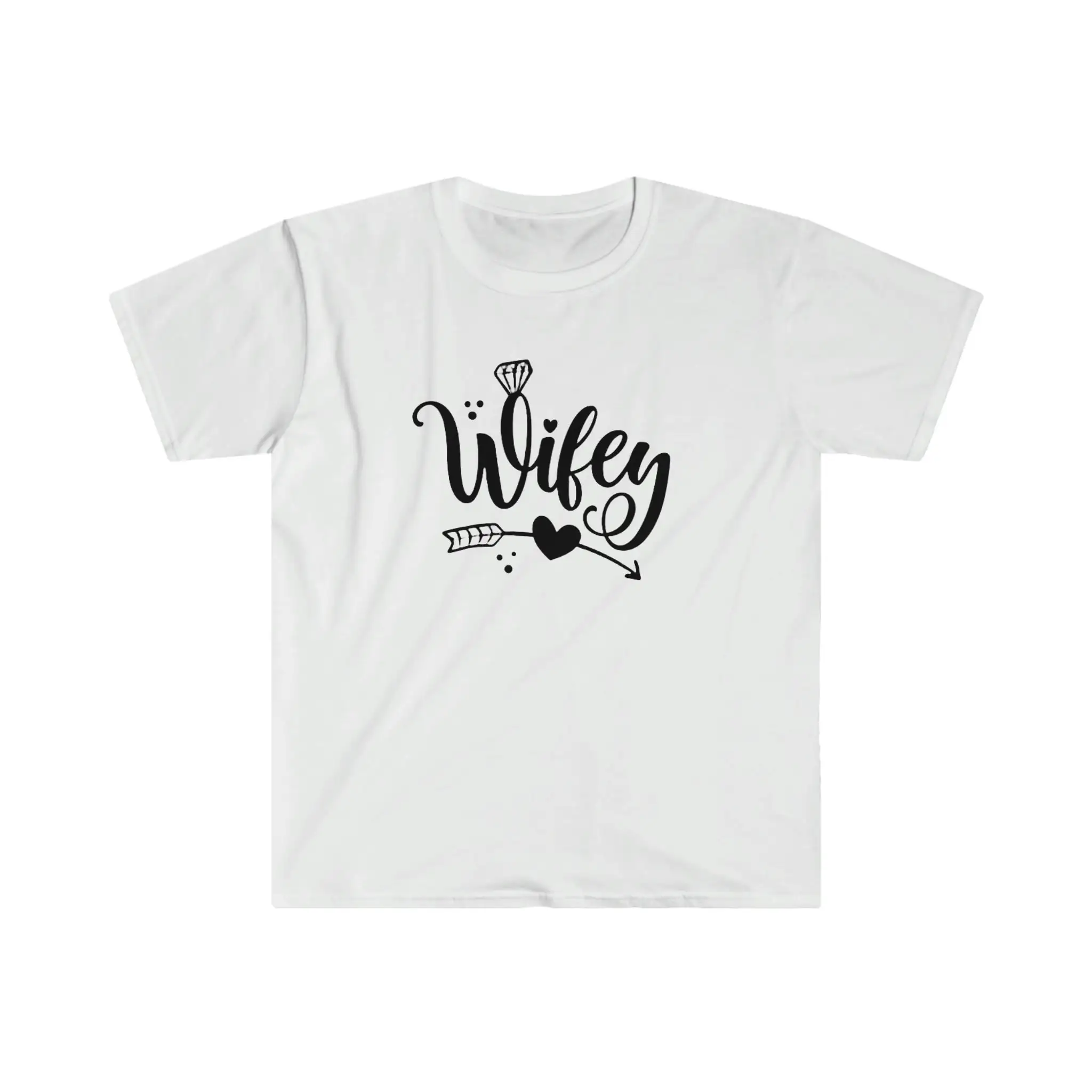 Wifey Women s Wedding or Engagement Softstyle T Shirt