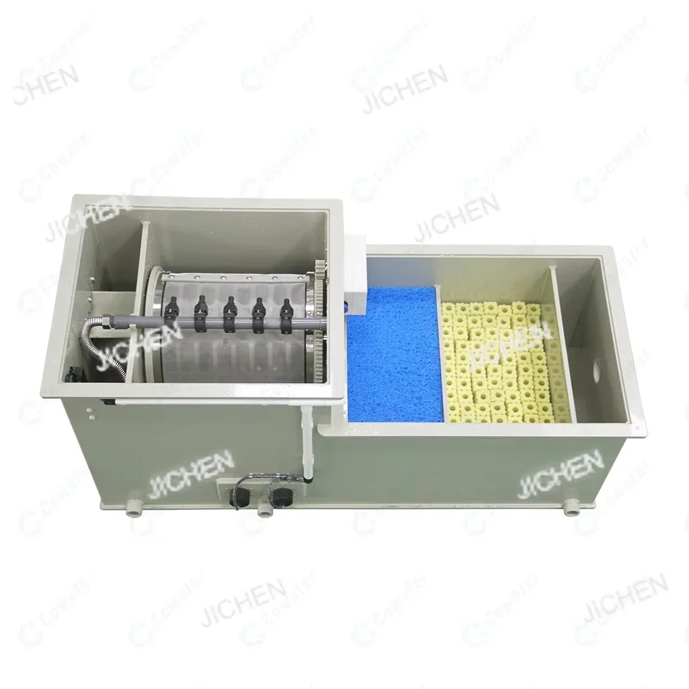 

HS Filter K5 Medium Drum Filter Koi Pond Fish Pond Filter with UV