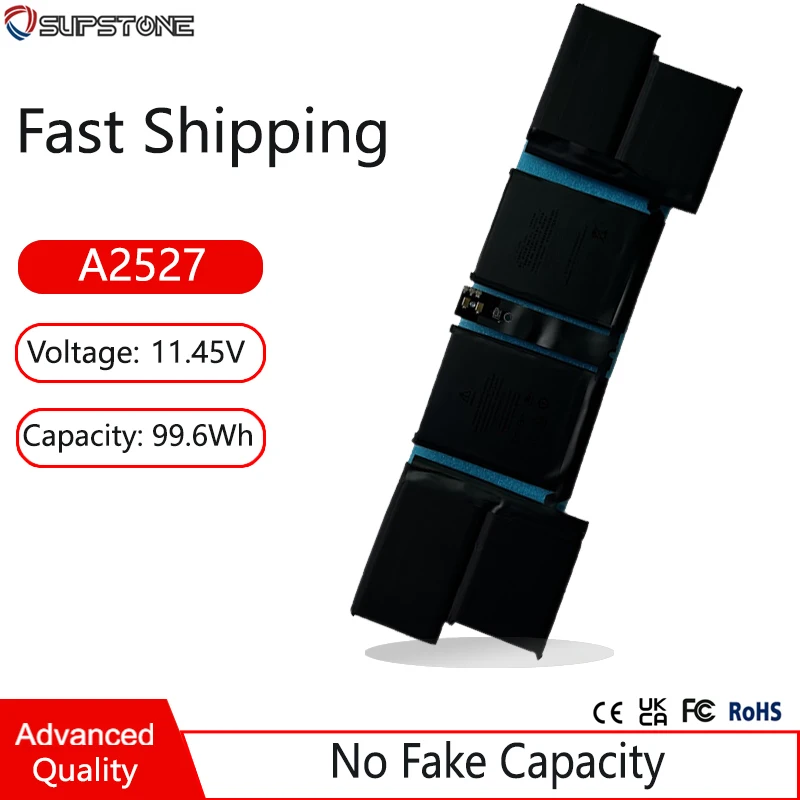

Аккумулятор для ноутбука A2527 A2780 для Apple Macbook Pro 16" A2485 (конец 2021 г.) EMC 3651, MK1H3LL/A MK1E3LL MK1F3LL MK183LL MK1A3LL MK193LL
