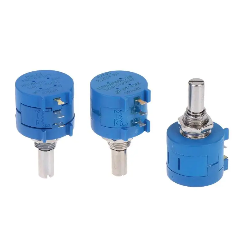 3590S-2 Multiturn Wire Wound Potentiometer For Electronic Circuit DIY Project 1K 2K 5K 10K 20K 50K 100K 100R 200R 500R