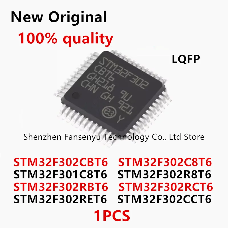 

(1piece)100%New STM32F302CBT6 STM32F302C8T6 STM32F301C8T6 STM32F302CCT6 STM32F302R8T6 STM32F302RBT6 STM32F302RCT6 STM32F302RET6