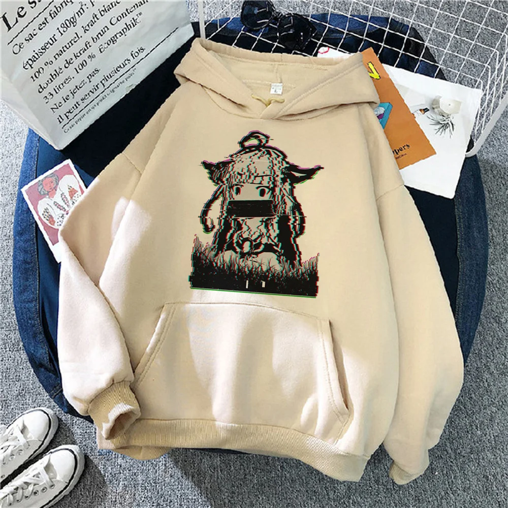 Hololive hoodies women Fleece long sleeve top Korean style graphic clothes women harajuku clothes