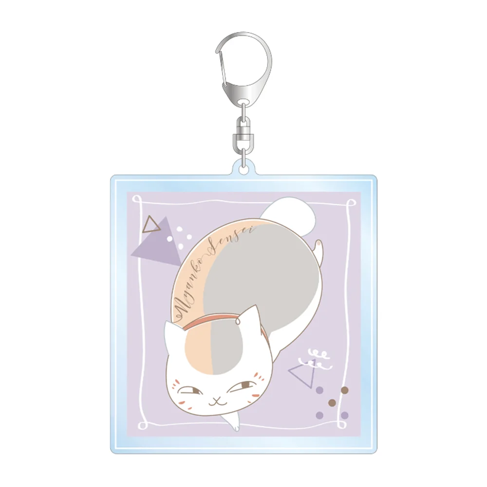 Natsume's Book of Friends Nyanko Sensei 6cm Acrylic Stand Keychain Anime Keyring Bag Pendant Cute Keychain Fan Gift