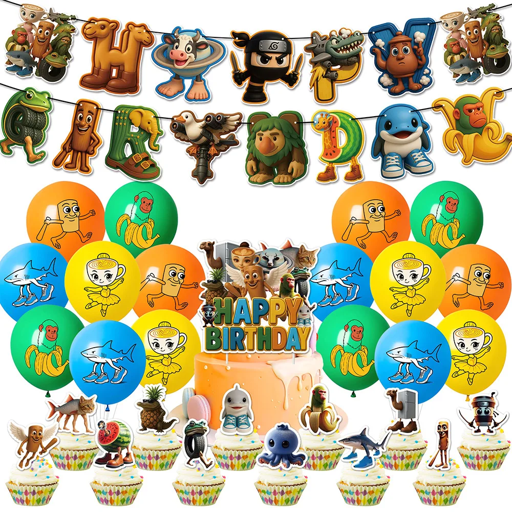 Итальянское-украшение-для-дня-рождения-brainrot-с-рисунком-tungtungtung-sahur-tralarero-tralala-воздушный-шар-топпер-для-торта-товары-для-вечеринок