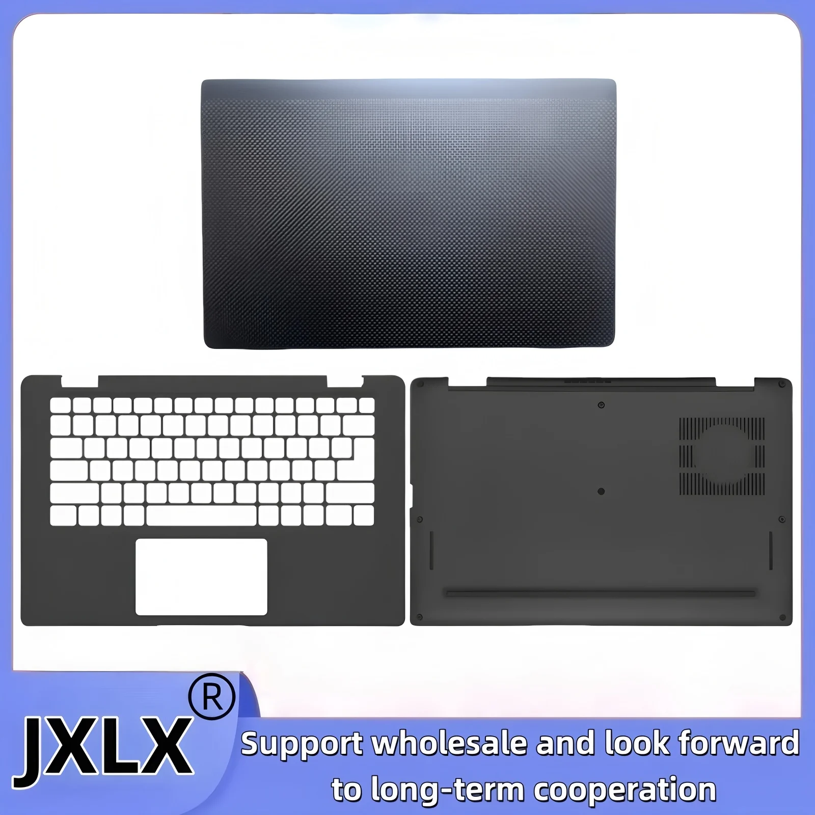 JXLX® New For Dell Latitude 7320 E7320 Laptop LCD screen back cover 06MR04/Laptop lpper Case Palmrest Cover/Bottom Cover 0F5D0R