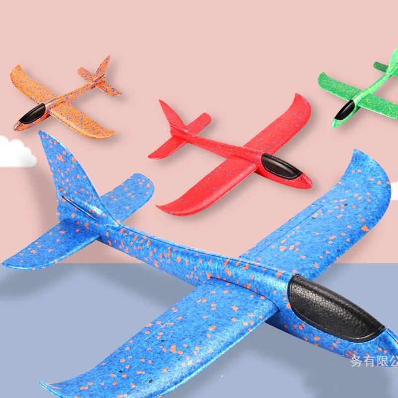 

Большой самолет-планер из пенопласта EPP 48 см для запуска рукой, модель самолета, развивающая игрушка для детей, для улицы, DIY