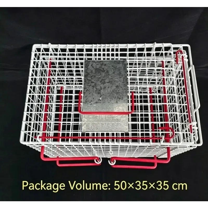 Veterinary Pet Restraint Cage Anti-Scratch Wire Crate Portable For Cat Dog Injection Bath Stray Animal Rescue Clinic Use