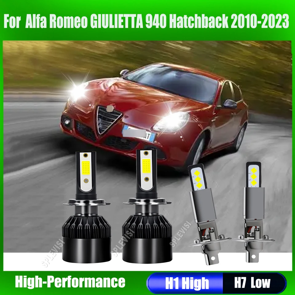 

Led White Xenon 6000k Headlight High Low Beam 12v For Alfa Romeo GIULIETTA 940 Hatchback 2010 2011 2012 2013 2014 2015 2016-2023