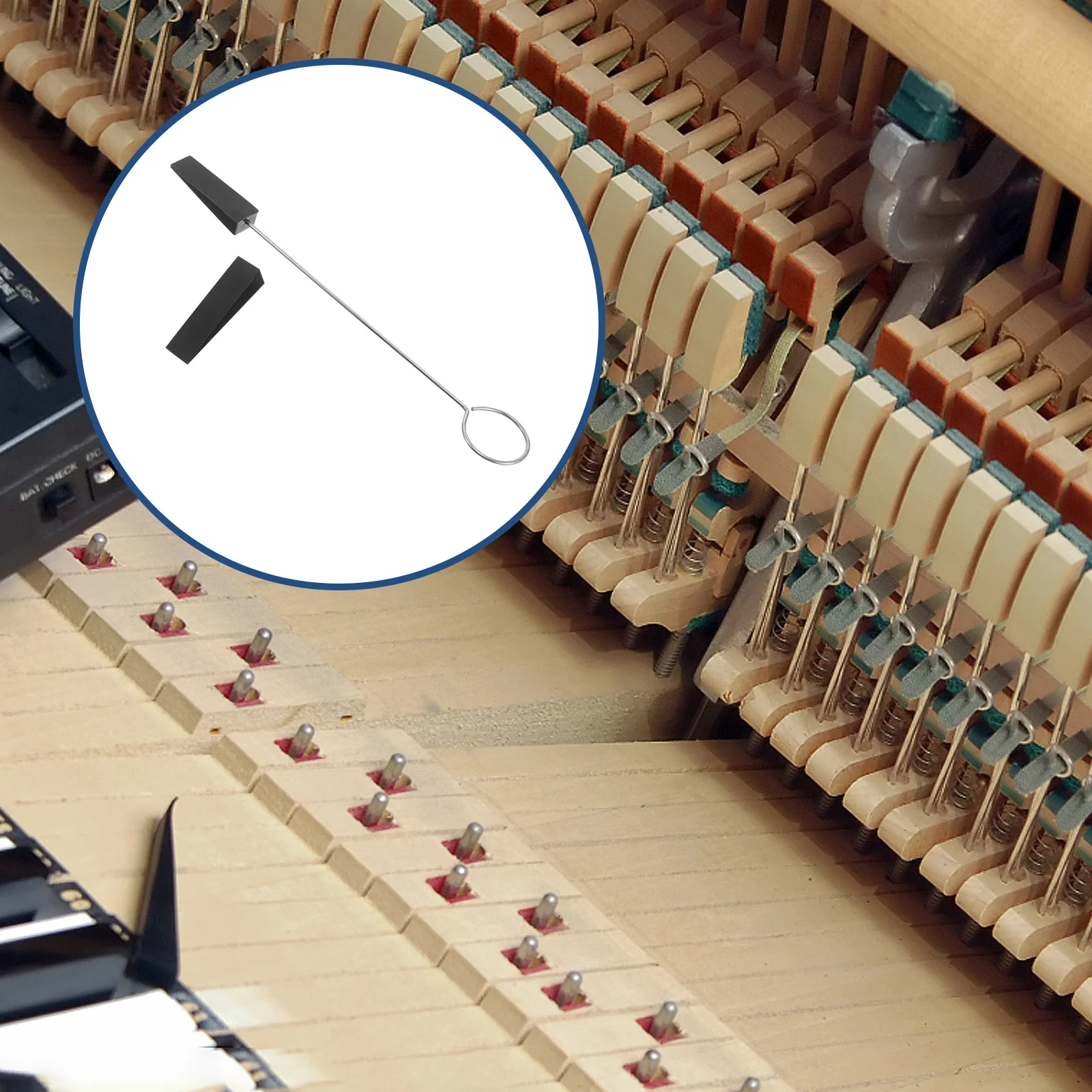 

Piano Tuning Tool Mute Clamp Portable Musical Instrument Peripherals Bass Rubber String Enhancements Accessories