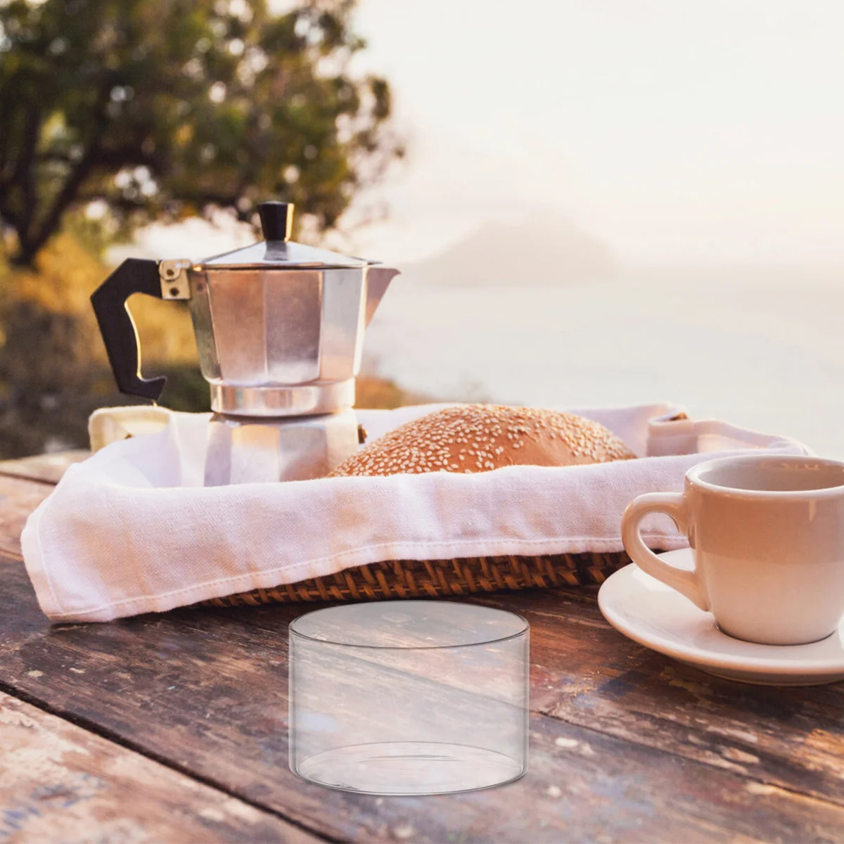 2Pcs Pudding Cups Transparent Glass Multi-Function Dessert Cups for Home Party Wedding Ice Cream Yogurt Household Supply