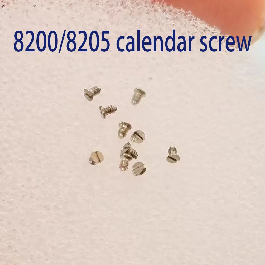 suitable for Japanese originals 8200 movement dual calendar pressing screw 8205 calendar screw watch accessories(10pcs)