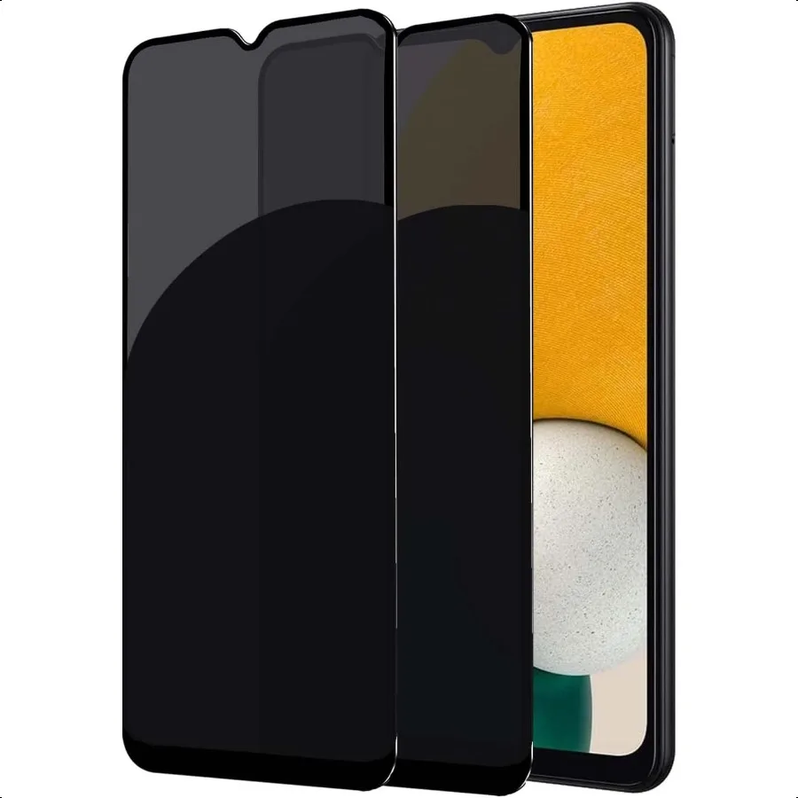 [2 Pack] Privacy Screen Protector for Samsung Galaxy A13 5G 6.5 Inch Tempered Glass Antispy No Bubbles 9H Hardn HD 3D Bending F