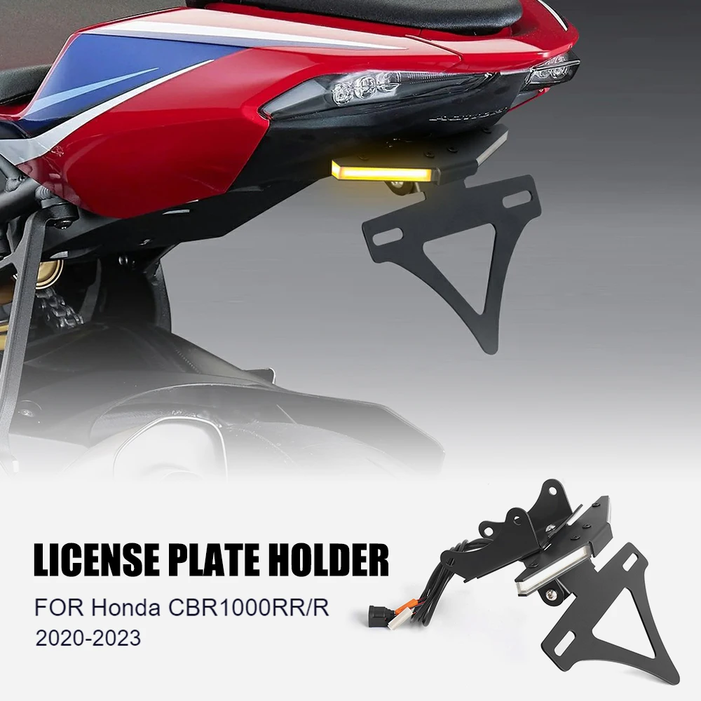 

Новый мотоцикл для Honda CBR1000RR/R 2020-2023, держатель номерного знака, указатель поворота, встроенный держатель номерного знака с коротким хвостом
