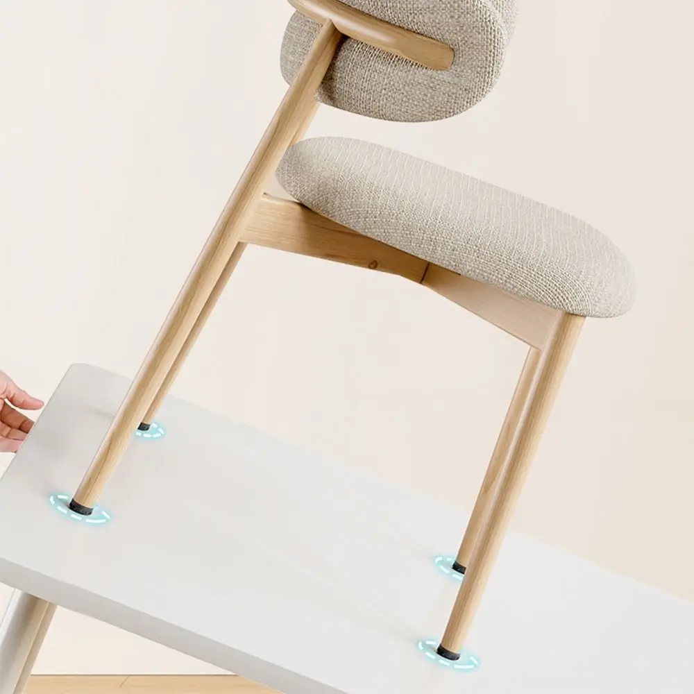 Self Adhesive Furniture Leg Pads Non-Slip Scratch Resistant Chair Leg Pads Textured Surface EVA Foam Furniture Feet Protectors