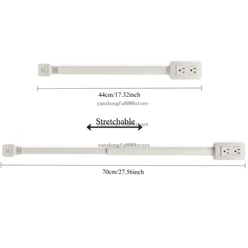 Adjustable Rotating Power Socket Sofa Bedside 1Pc Extender Electrical Outlet Extender Fireproof Material for Hidden Wall Sockets