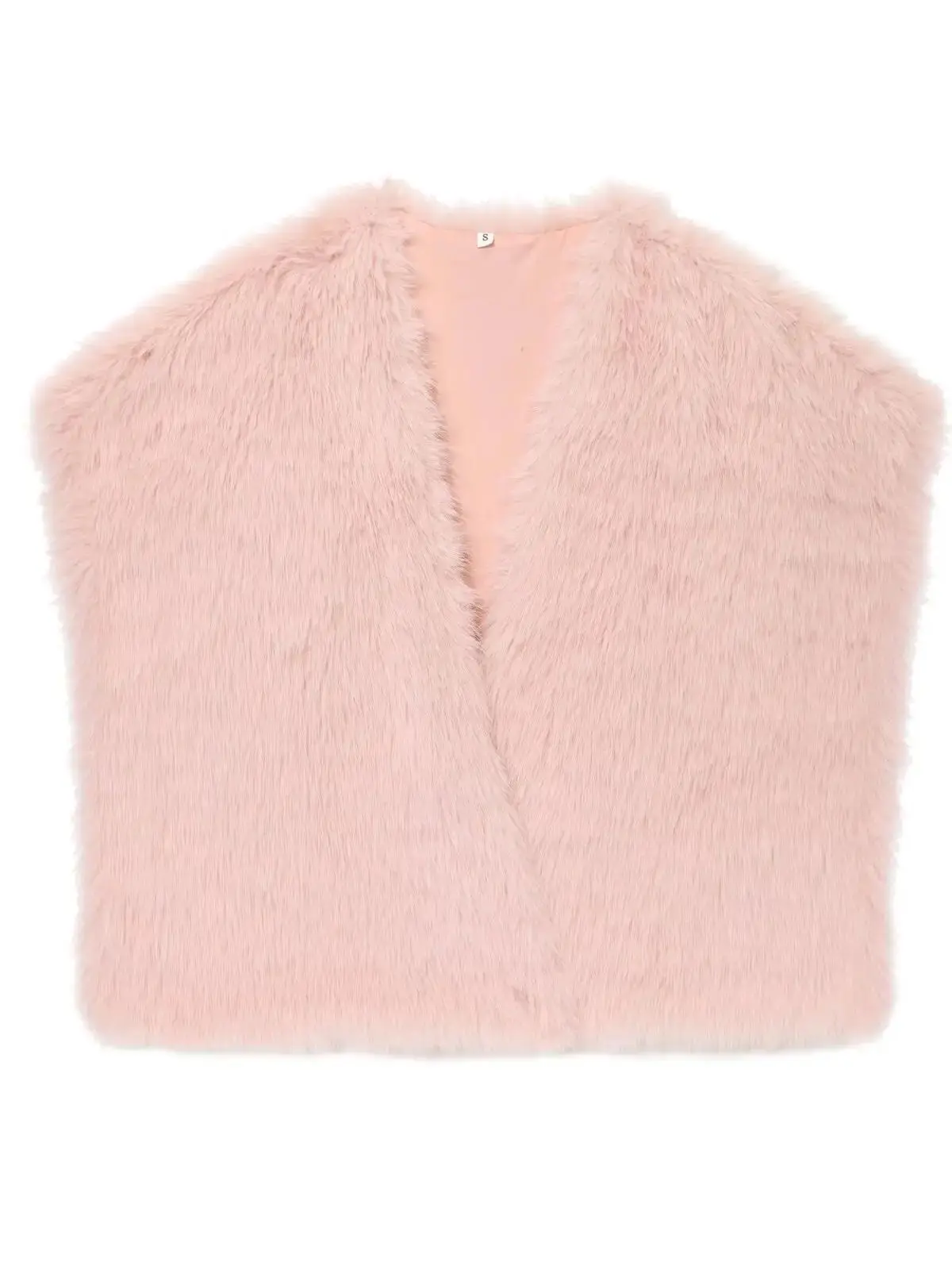 Brand Faux Fur Vest Autumn and Winter New Retro Sweet Fur Fur Vest Patchwork High Quality Sleeveless Fur Outerwear Women Coat