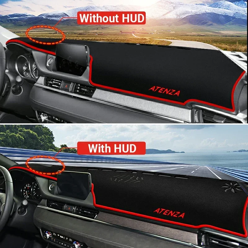 For Mazda 6 GL Atenza 2018 2019 2020 2021 2022 2023 Car Dashboard Cover Instrument Desk Sun Shade Mat Non-slip Pad Accessories image 3