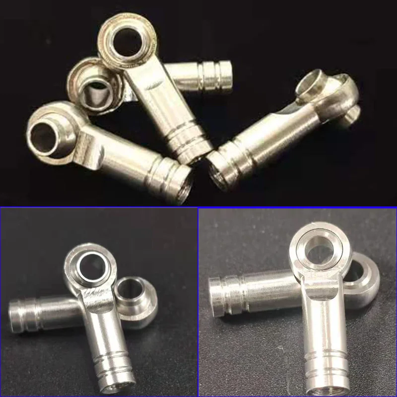 3MM Metal Model Fisheye Ball Head Pull Rod Bearing for Tamiya 1/14 RC Truck for SCANIA 770S R620 for Volvo FH16 for ACTROS 3363