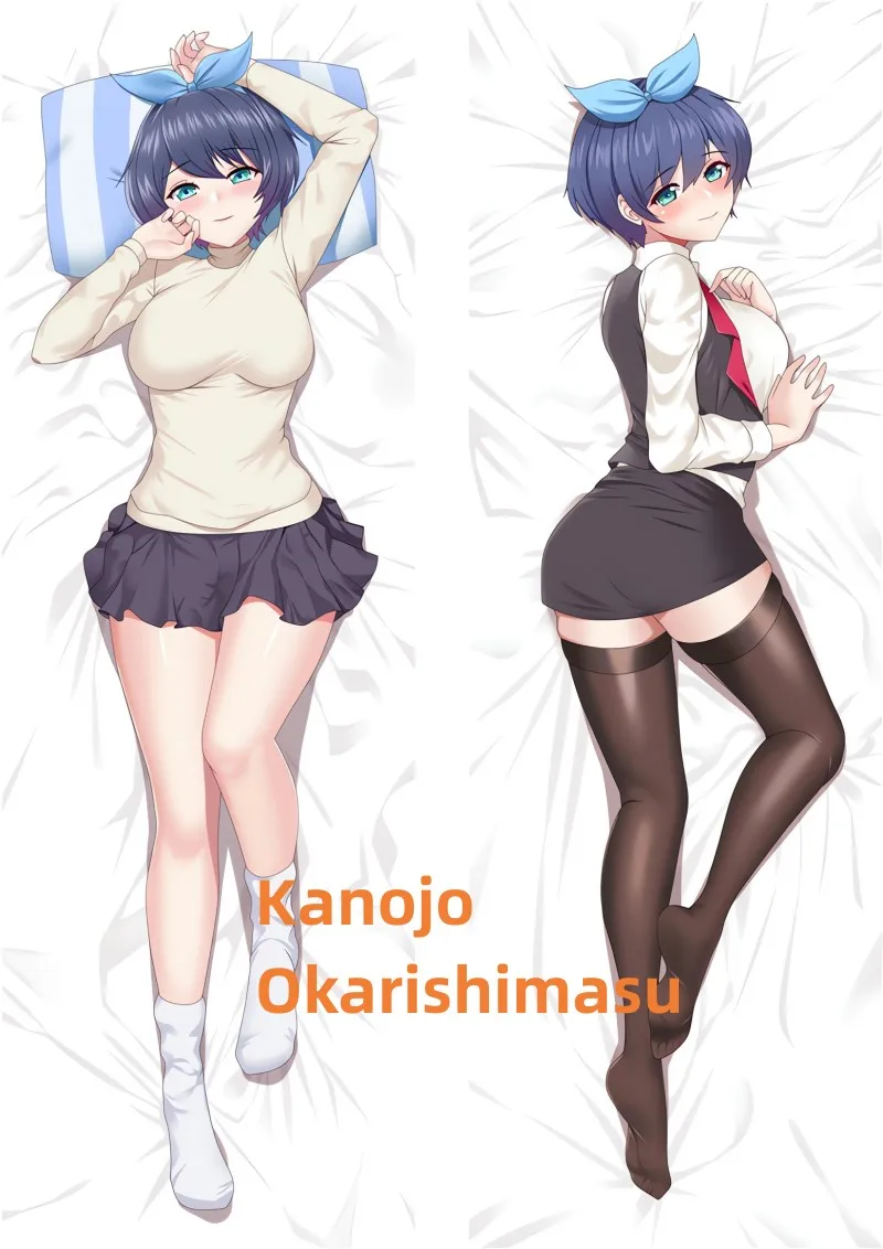 Dakimakura Anime Pillow Case Kanojo  Okarishimasu Double-sided Print Of Life-size Body Pillowcase Gifts Can be Customized