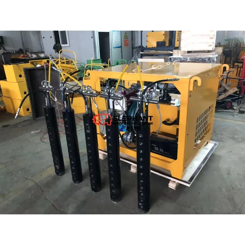Electric Hydraulic Rock Splitting Rod, Compact, High Performance, Perfect for Tunnel, Foundation Demolition Work
