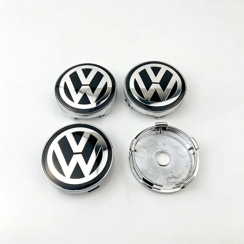 4pcs 55MM 56MM 65MM 70MM Car Styling Wheel Center Cap Hub Covers Badge For VW Volkswagen Golf Polo Passat 3B7601171 1J0601171 view 3