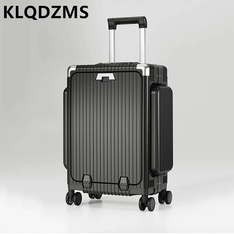 

KLQDZMS 20 Inch Multifunctional Suitcase PC Boarding Box Large Capacity Trolley Case 24 Inch Password Handheld Travel Luggage
