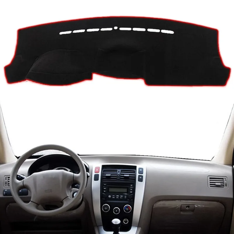 

Для Hyundai Tucson 2005 2006 2007 2008 2009 JM Стайлинг автомобиля, коврик для приборной панели, коврик для приборной панели, солнцезащитный ковер, аксессуары с защитой от УФ-лучей