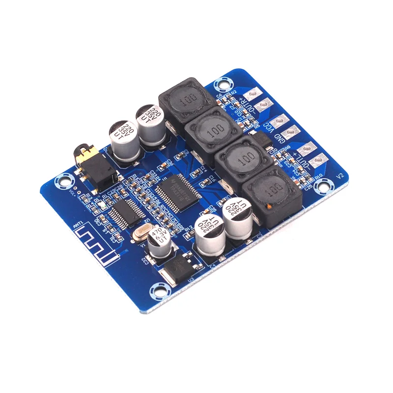 XH-M314 Ultra-Heldere Bluetooth Digitale Versterker Board Tpa3118 Dual 45W Audio Versterking Module Aux Decodering