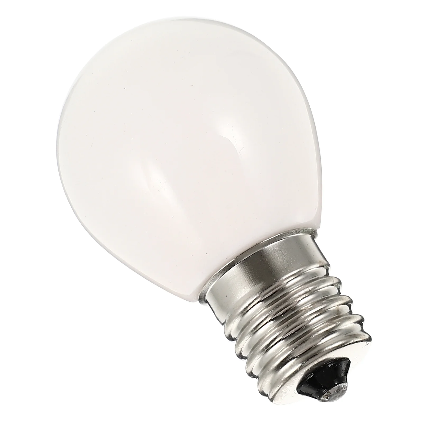 Milky White Light Bulb Home Supplies Small Household E17 Glass Durable Simple Lamp